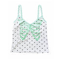 FOURFORTY_Mint_Boned_Polka_Dot_Skull_V-neck_Women's_Viscose_Blend_Lace_Camisoles_1054604342735_MISSTT
