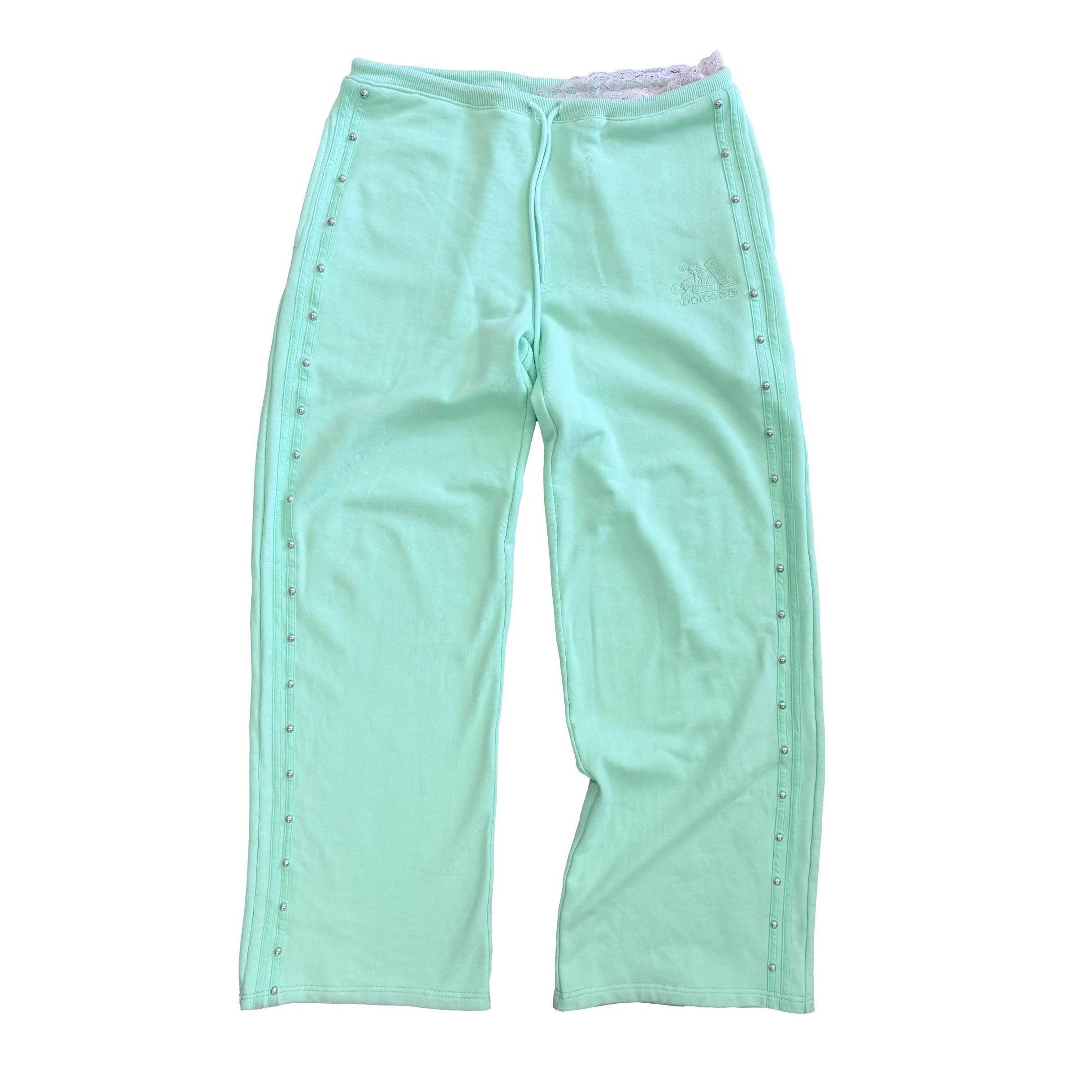 FOURFORTY_Mint_Green_Hidden_Rivet_Sporty_Women's_Cotton_Polyester_Blend_Sweatpants_1056972104998_MISSTT