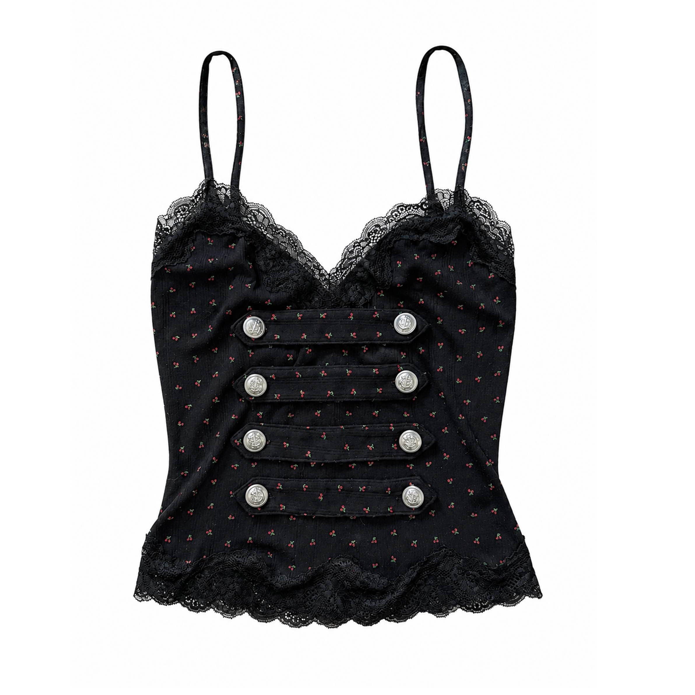 FOURFORTY_Napoleon_Collar_Petite_Floral_Lace_Trim_Women's_Lace_Camisoles_1055891993384_MISSTT