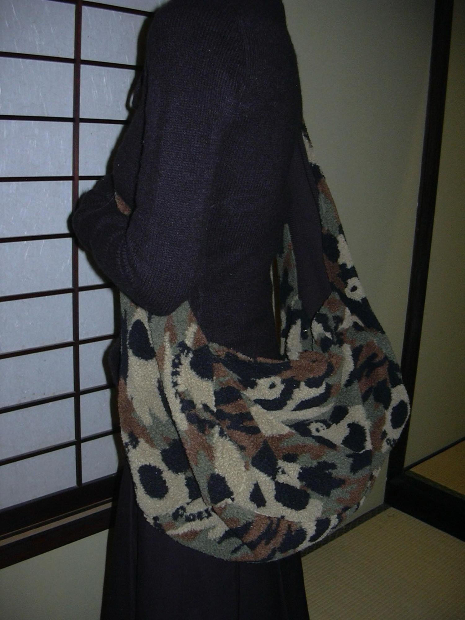 FOURFORTY Panda Camo Milkman Magnetic Snap Women's Fleece Cross Body Bags