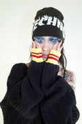 FOURFORTY_Playful_Flame_Graphic_Punk_Edgy_Dance_Women's_Ribbed_Knit_Beanies_841314408591_MISSTT