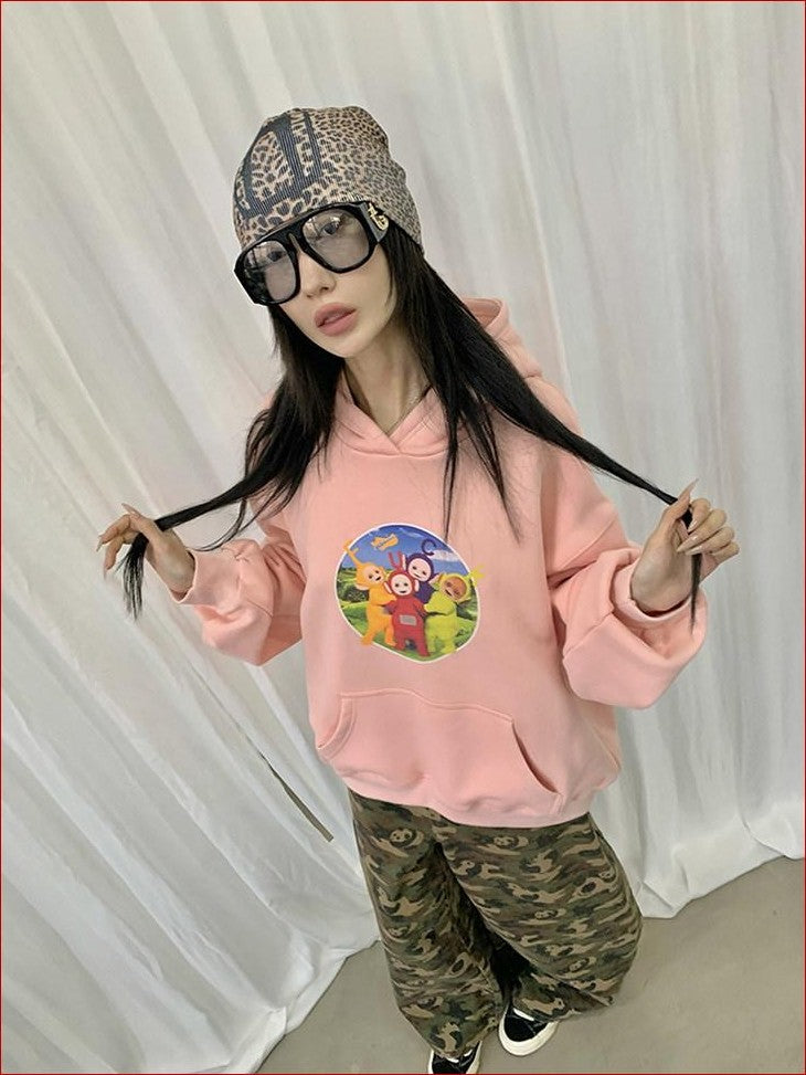 FOURFORTY Printed Leopard Animal Print Women's Wool Yarn Knitted Beanies