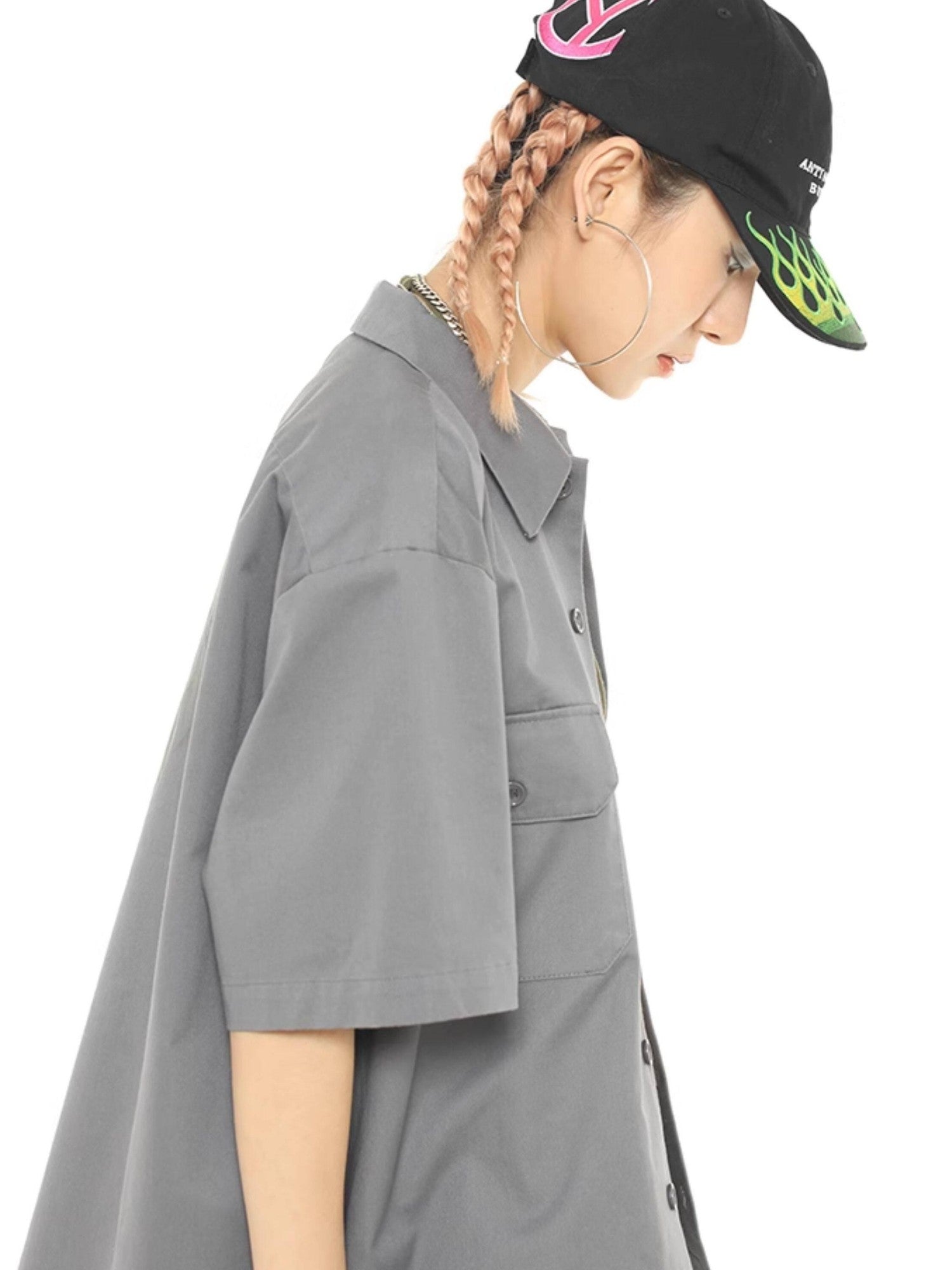 FOURFORTY Rebellious Youth Embroidered Duckbill Women's Washed Baseball Caps