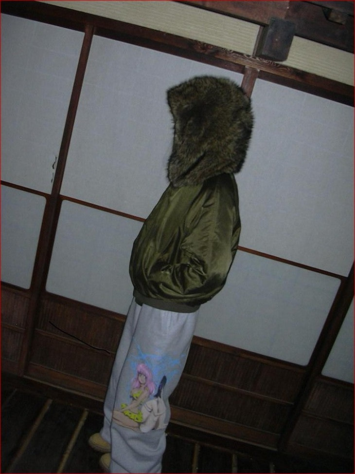 FOURFORTY Reversible Ma1 Fur Hood Quilted Padded Women's Cotton Bomber Jackets