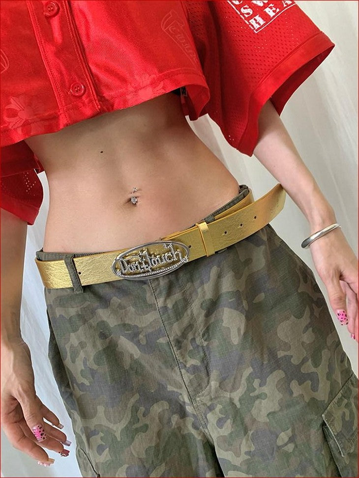 FOURFORTY Rhinestone Sparkle Women's Belts