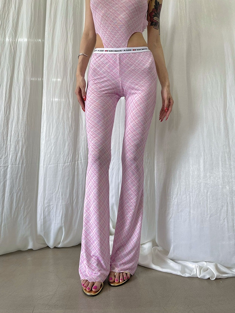 FOURFORTY_Sheer_Plaid_Mesh_Women's_Wide_Leg_High_Rise_Tulle_Flare_Pants_813339322222_MISSTT