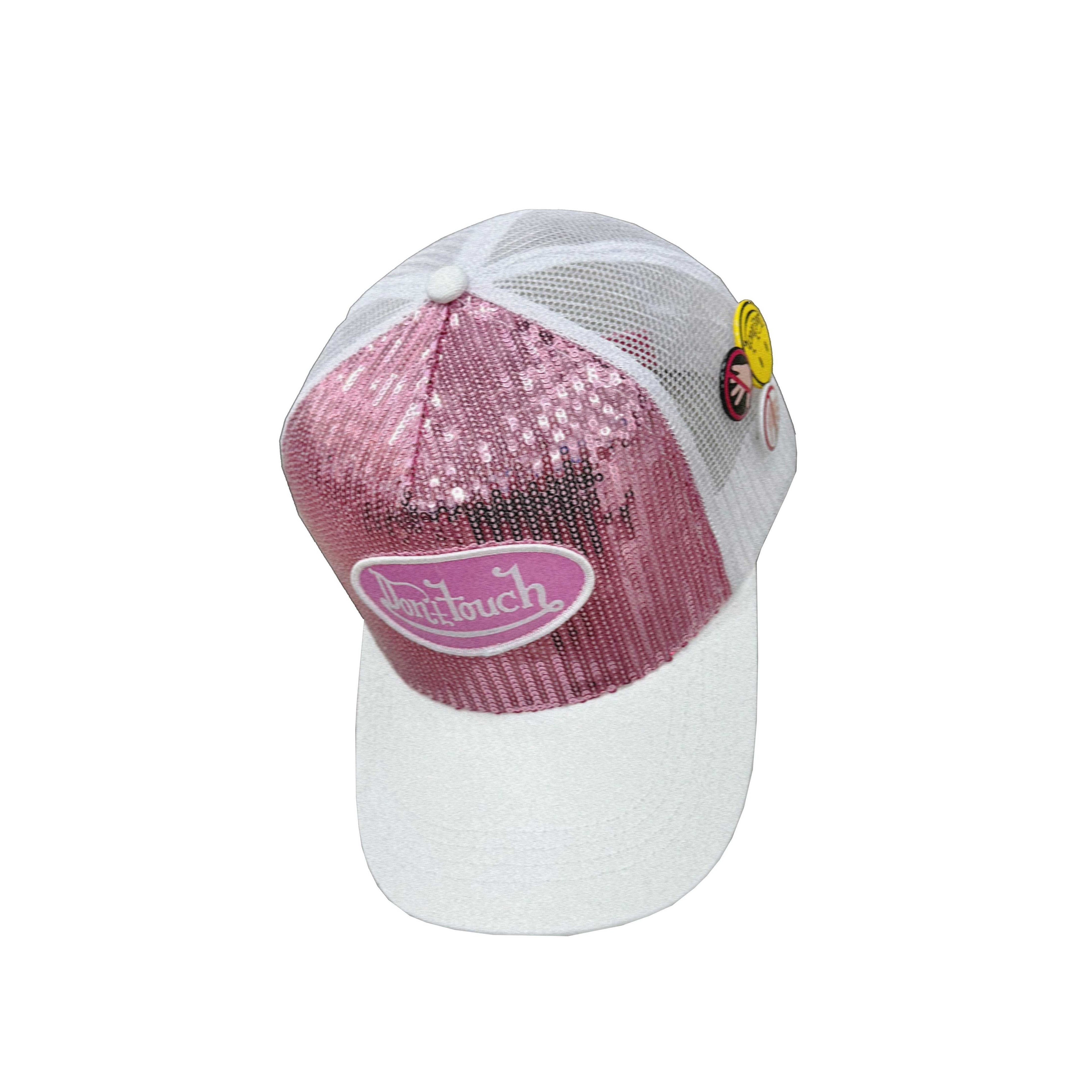 FOURFORTY_Sparkling_Sequin_Badge_Women's_Casual_Chic_Adjustable_Back_Strap_Baseball_Caps_782082798188_MISSTT