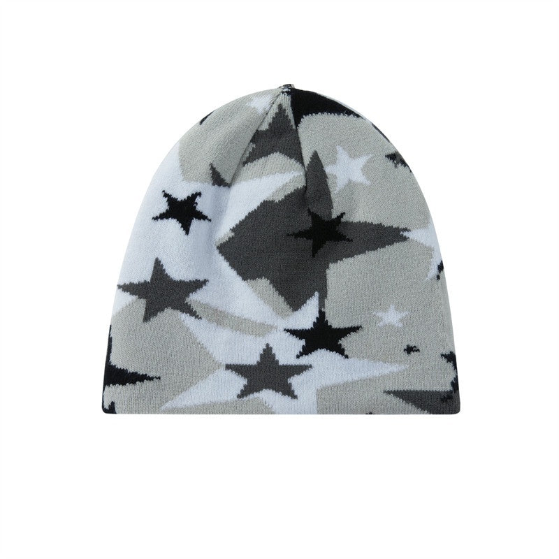 FOURFORTY_Star_Camouflage_Pattern_Knitted_Women's_Chunky_Soft_Yarn_Beanies_689921651244_MISSTT
