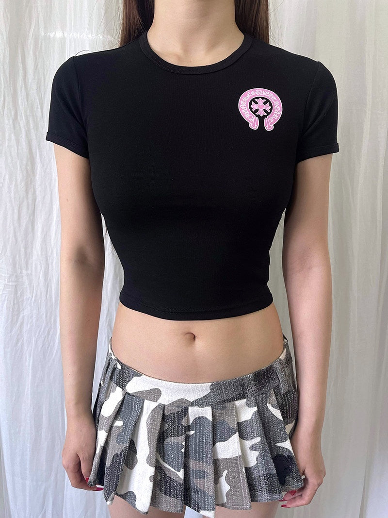 FOURFORTY_Sweetheart_Candy_Colorblock_Cropped_Women's_Short_Sleeve_T-shirts_799655349818_MISSTT