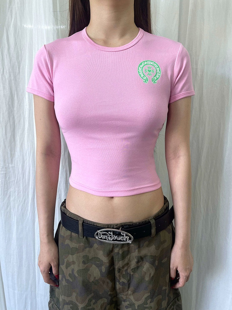 FOURFORTY_Sweetheart_Candy_Colorblock_Cropped_Women's_Short_Sleeve_T-shirts_799655349818_MISSTT