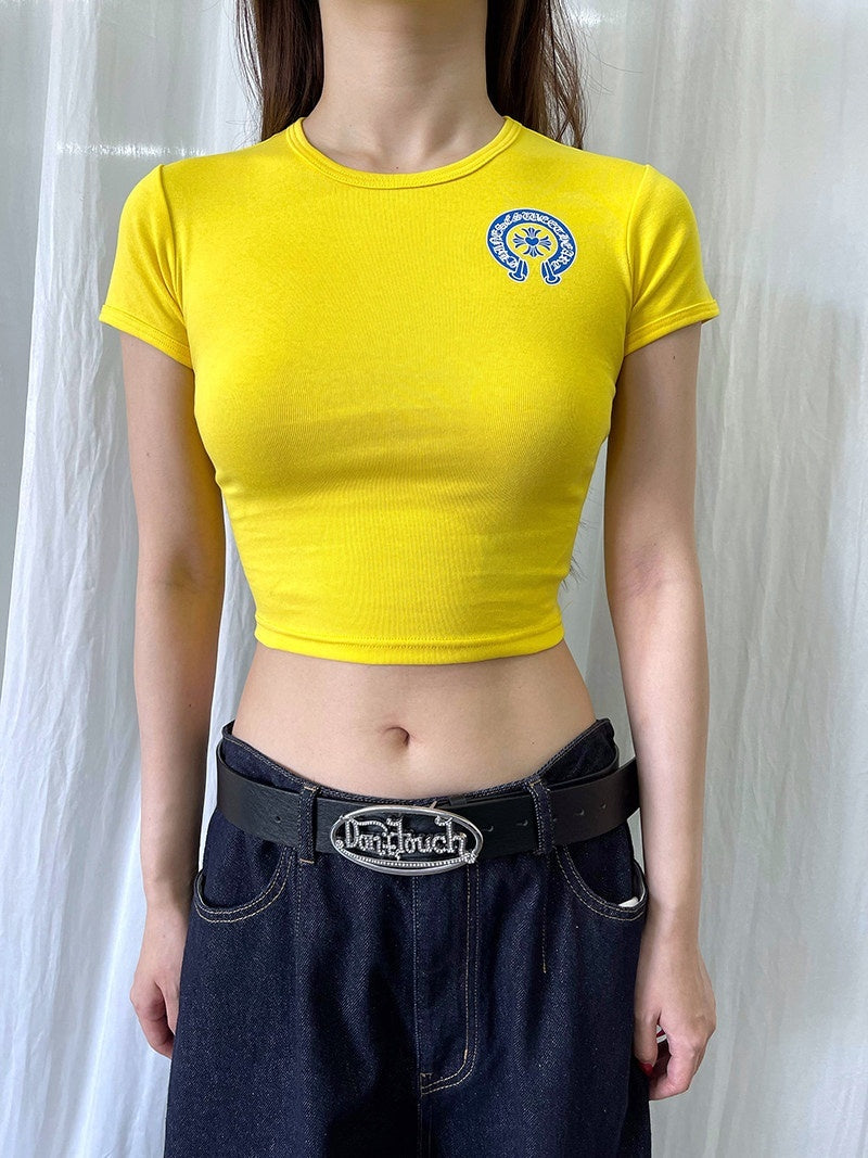 FOURFORTY_Sweetheart_Candy_Colorblock_Cropped_Women's_Short_Sleeve_T-shirts_799655349818_MISSTT