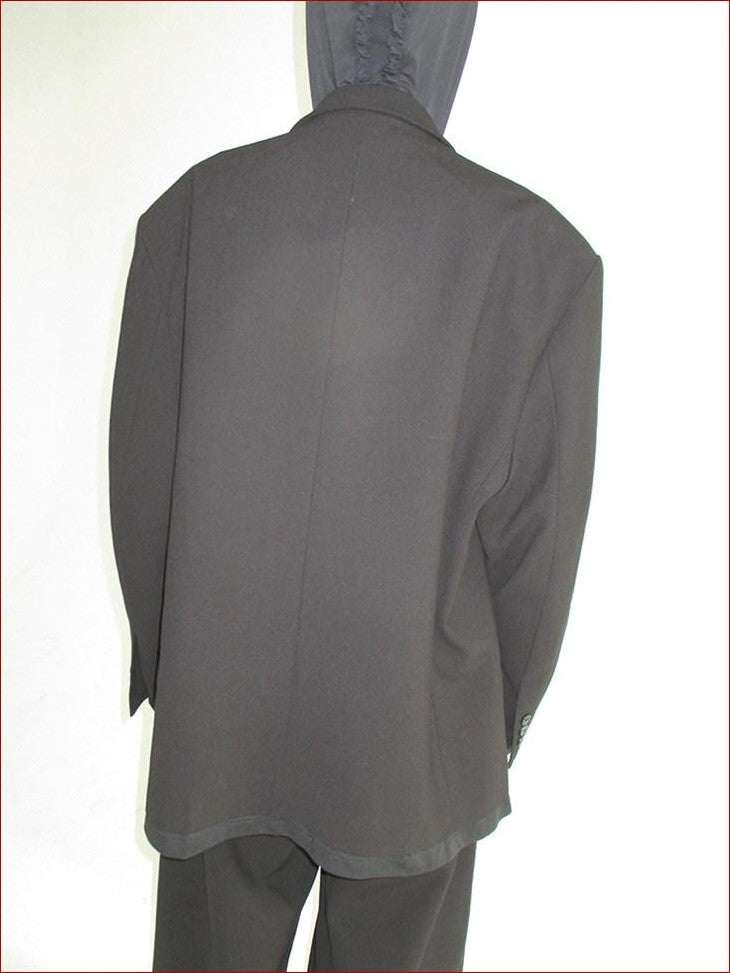 FOURFORTY Tee Hem Oversized Padded Shoulder Double Breasted Women's Wool Blend Blazers
