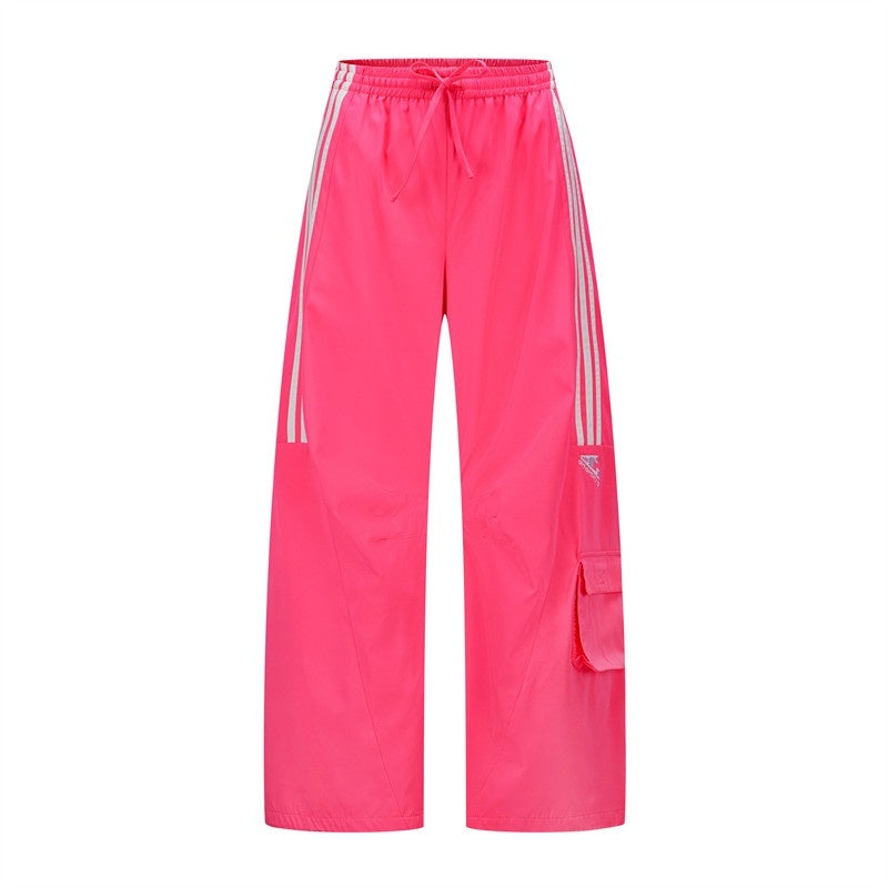 FOURFORTY_Three_Stripes_Multi_Pocket_Cargo_Women's_Nylon_Straight-leg_Pants_684762937714_MISSTT