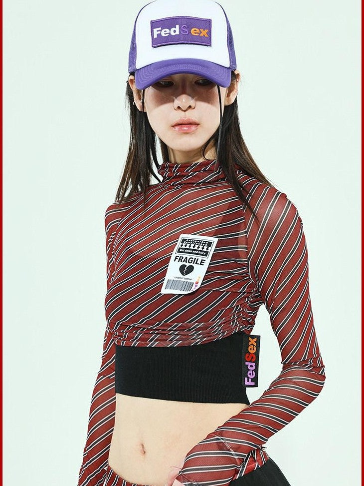 FOURFORTY Trucker Mesh Panel Women's Adjustable Mesh Back Baseball Caps
