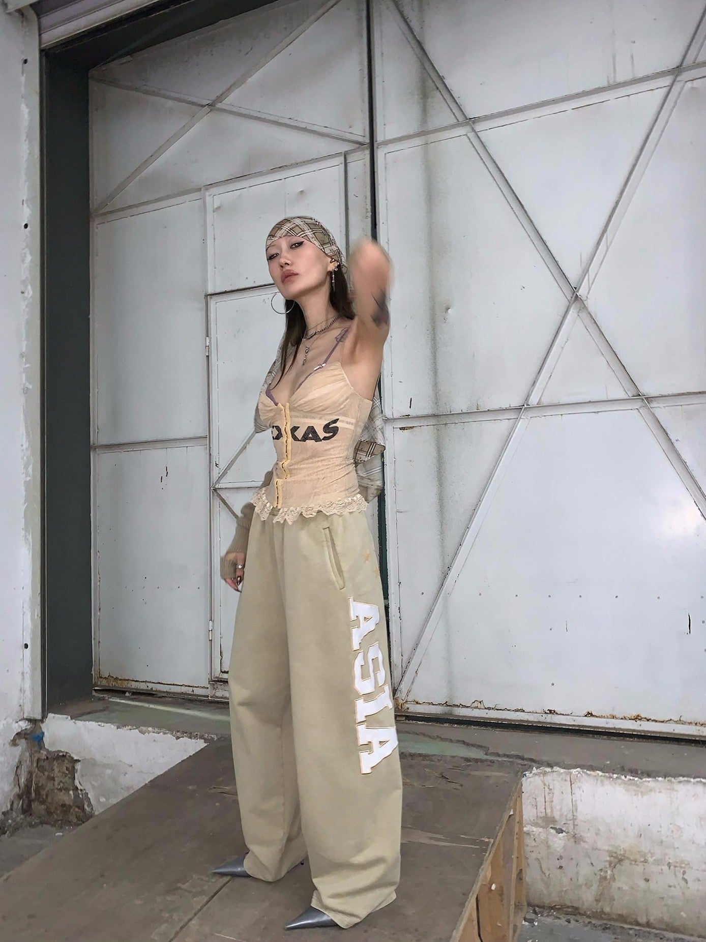 FOURFORTY Tubular Seamless Relaxed Women's Loose Fit Athleisure Sweatpants