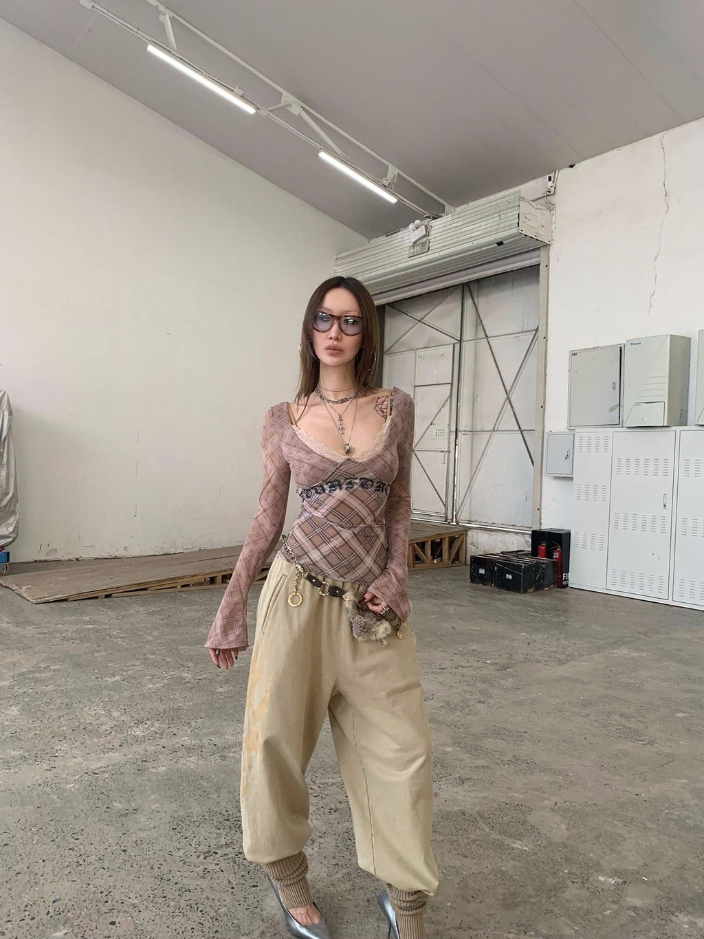 FOURFORTY Tubular Seamless Relaxed Women's Loose Fit Athleisure Sweatpants