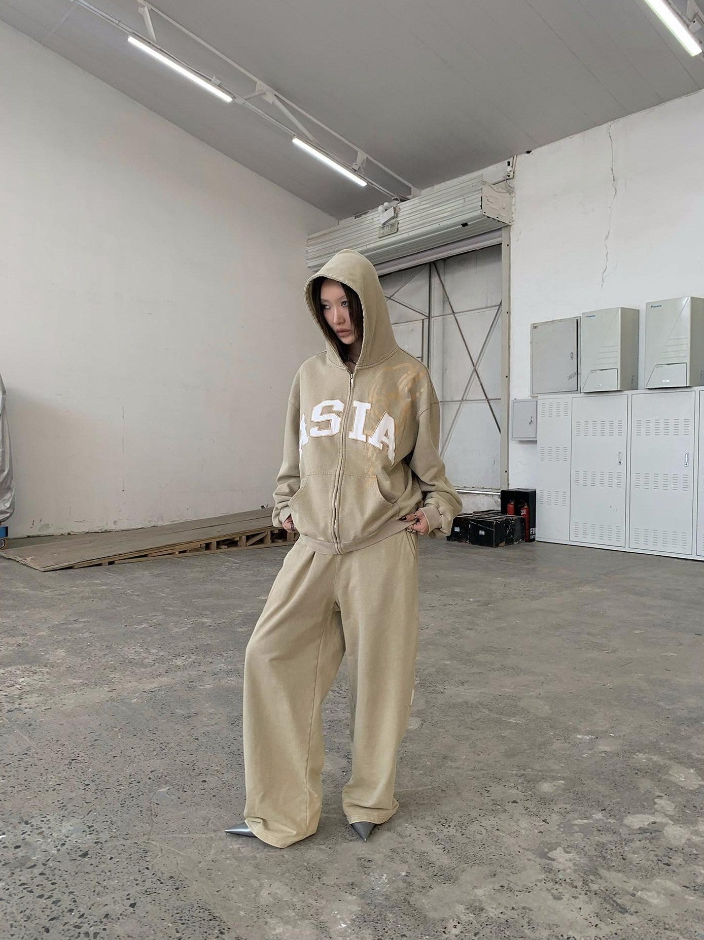 FOURFORTY Tubular Seamless Relaxed Women's Loose Fit Athleisure Sweatpants