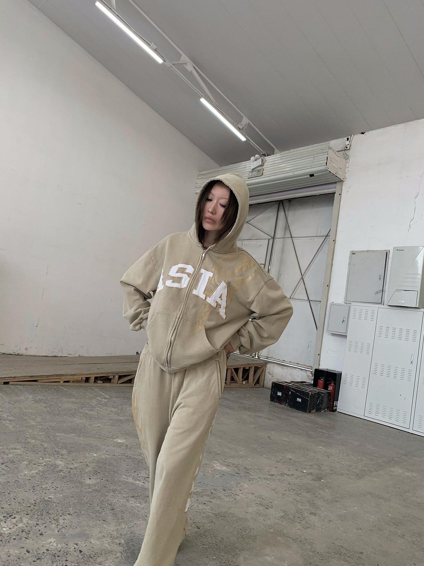 FOURFORTY Tubular Seamless Relaxed Women's Loose Fit Athleisure Sweatpants