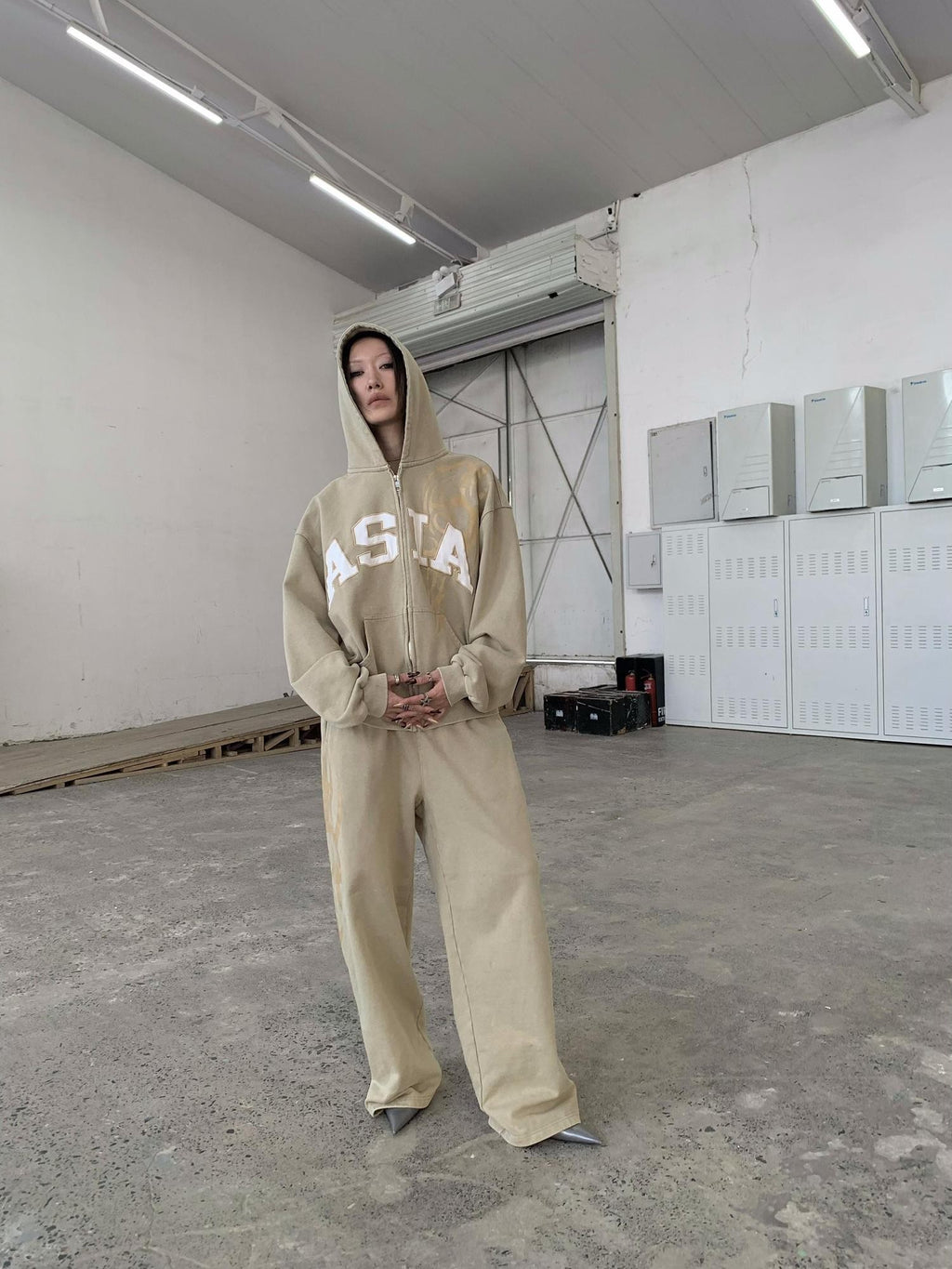 FOURFORTY Tubular Seamless Relaxed Women's Loose Fit Athleisure Sweatpants