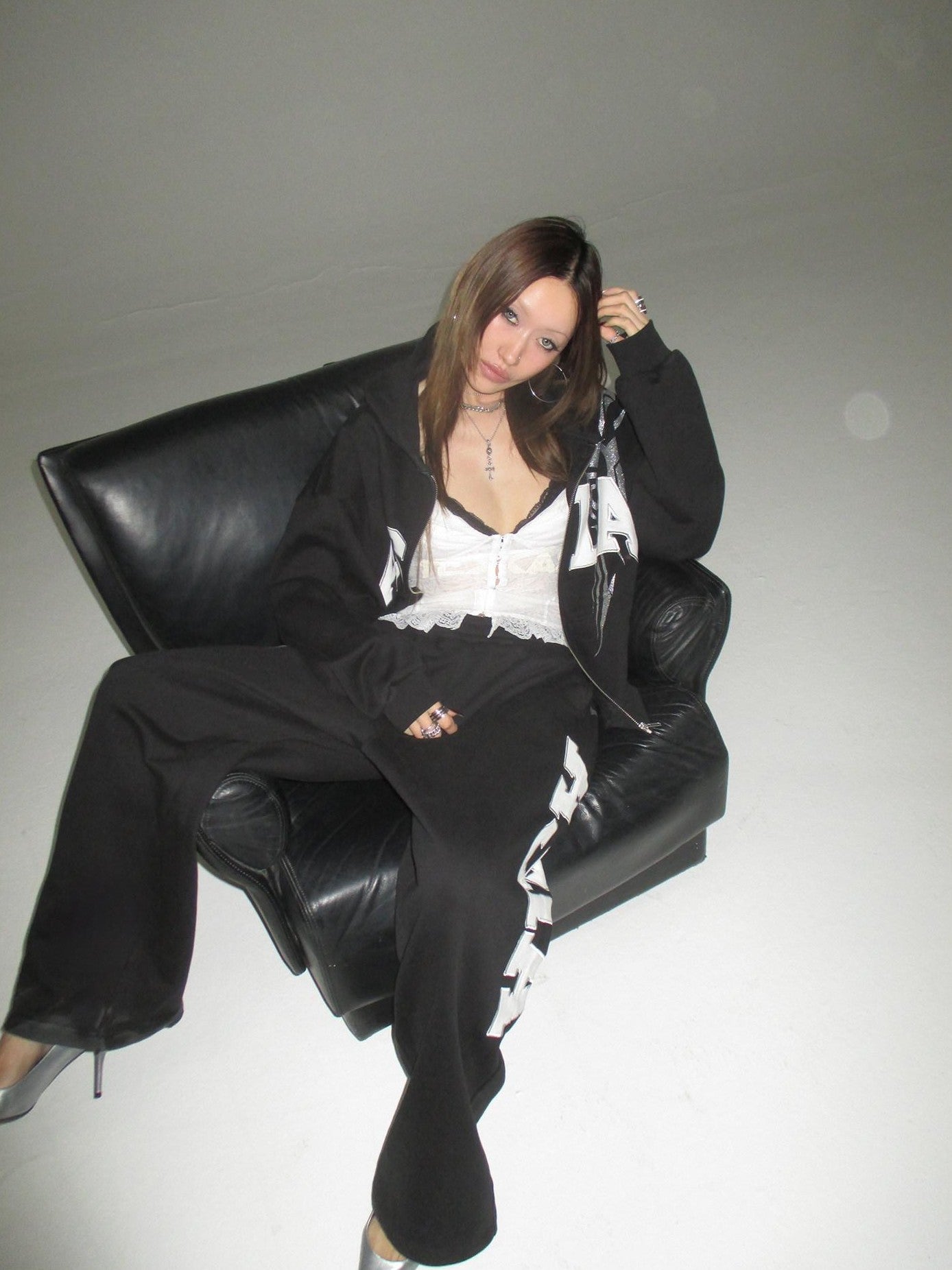 FOURFORTY Tubular Seamless Relaxed Women's Loose Fit Athleisure Sweatpants