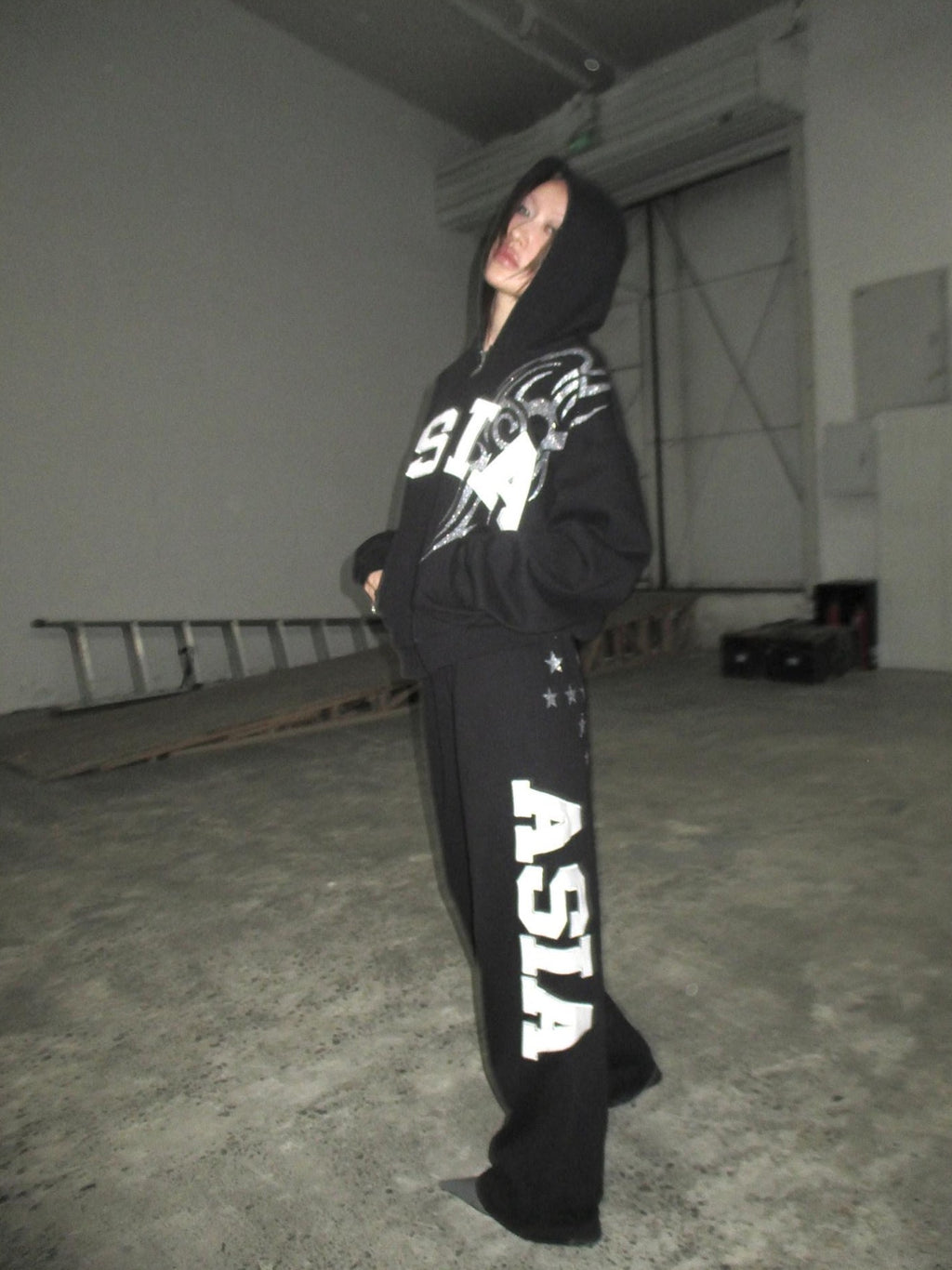 FOURFORTY Tubular Seamless Relaxed Women's Loose Fit Athleisure Sweatpants