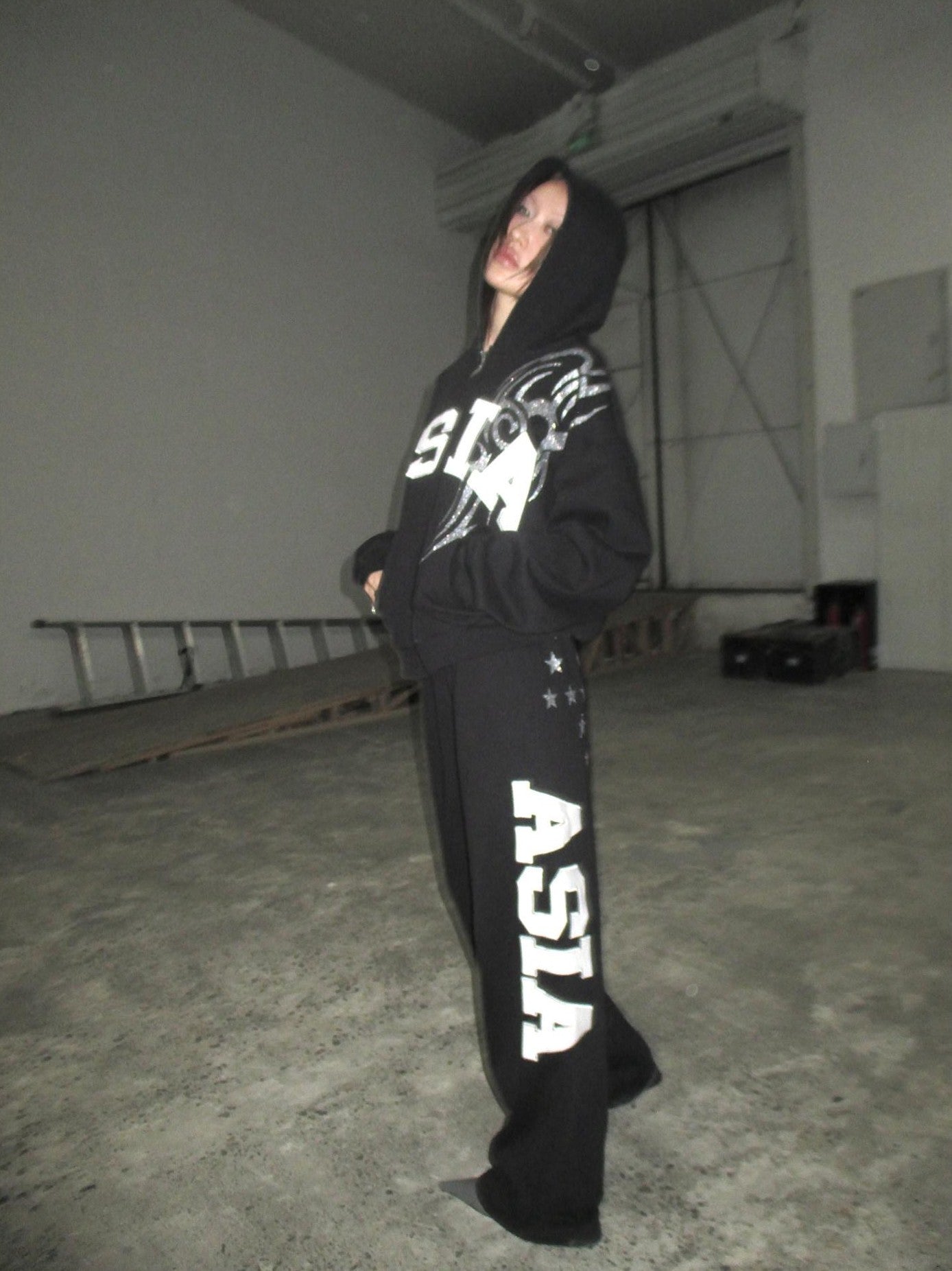 FOURFORTY Tubular Seamless Relaxed Women's Loose Fit Athleisure Sweatpants