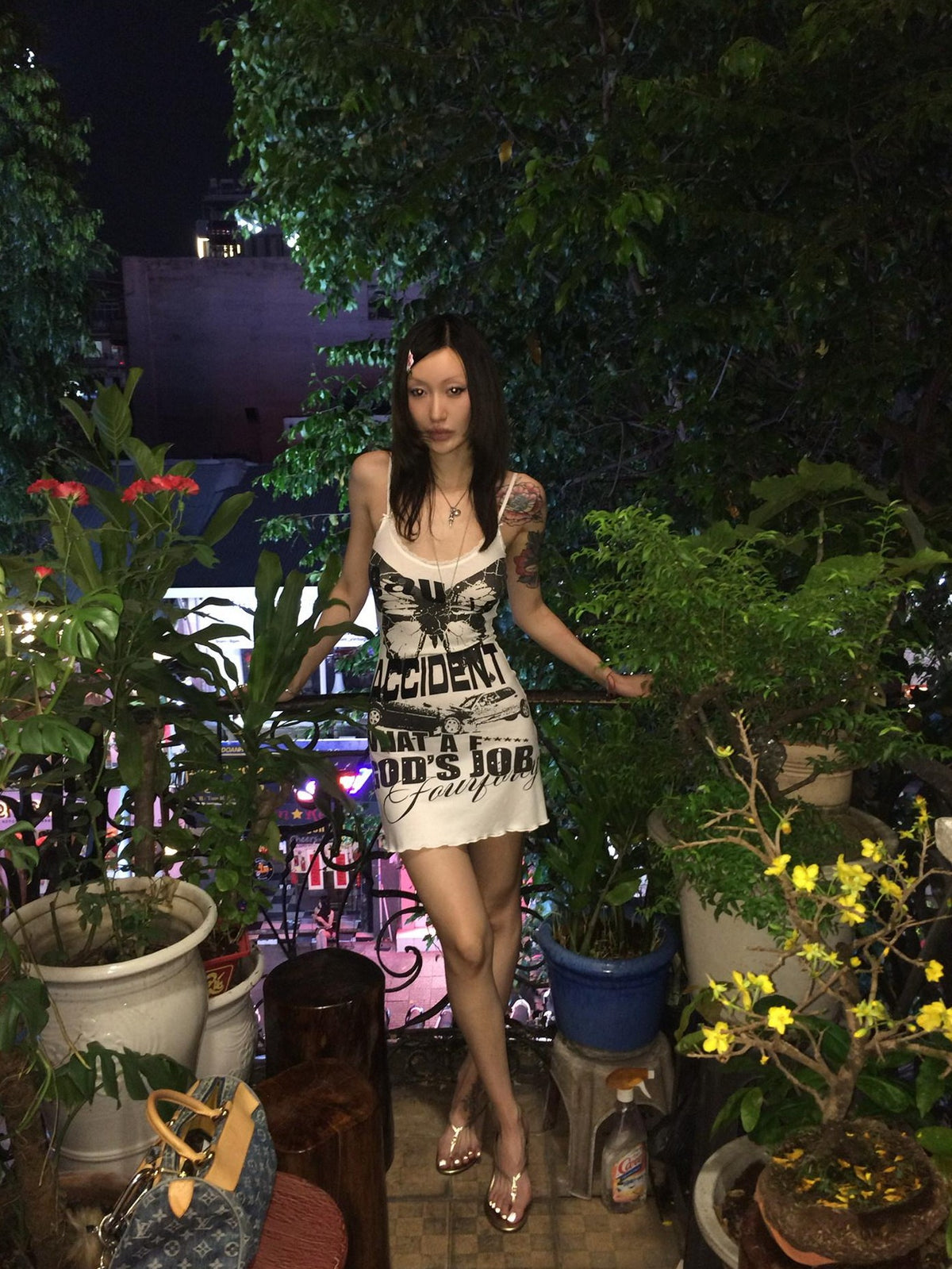 FOURFORTY Women's Slip Mini Dresses