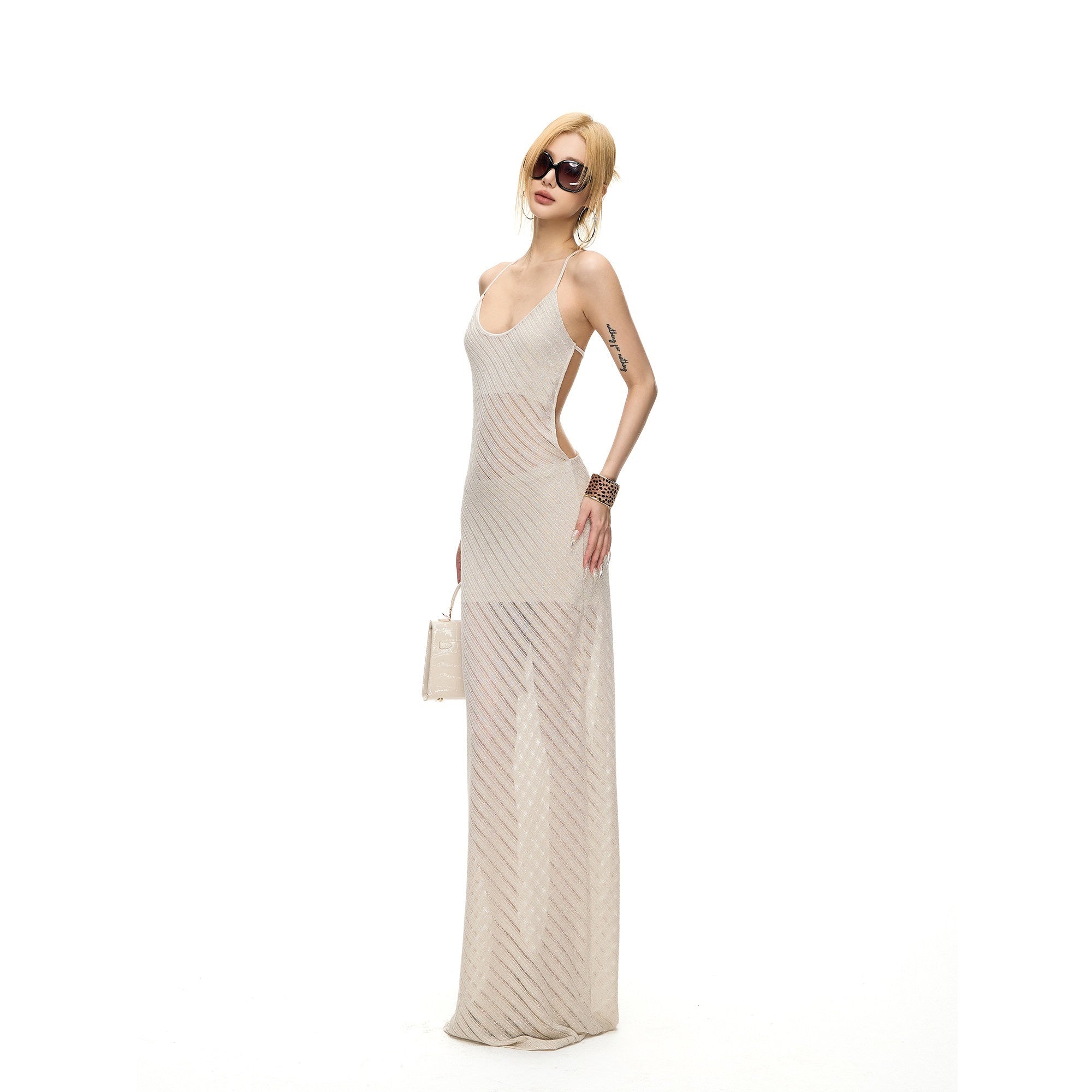 Fanptntox_Beaded_Hollowout_Diagonal_Lurex_Women's_Polyester_Bodycon_Maxi_Dresses_1049913551323_MISSTT