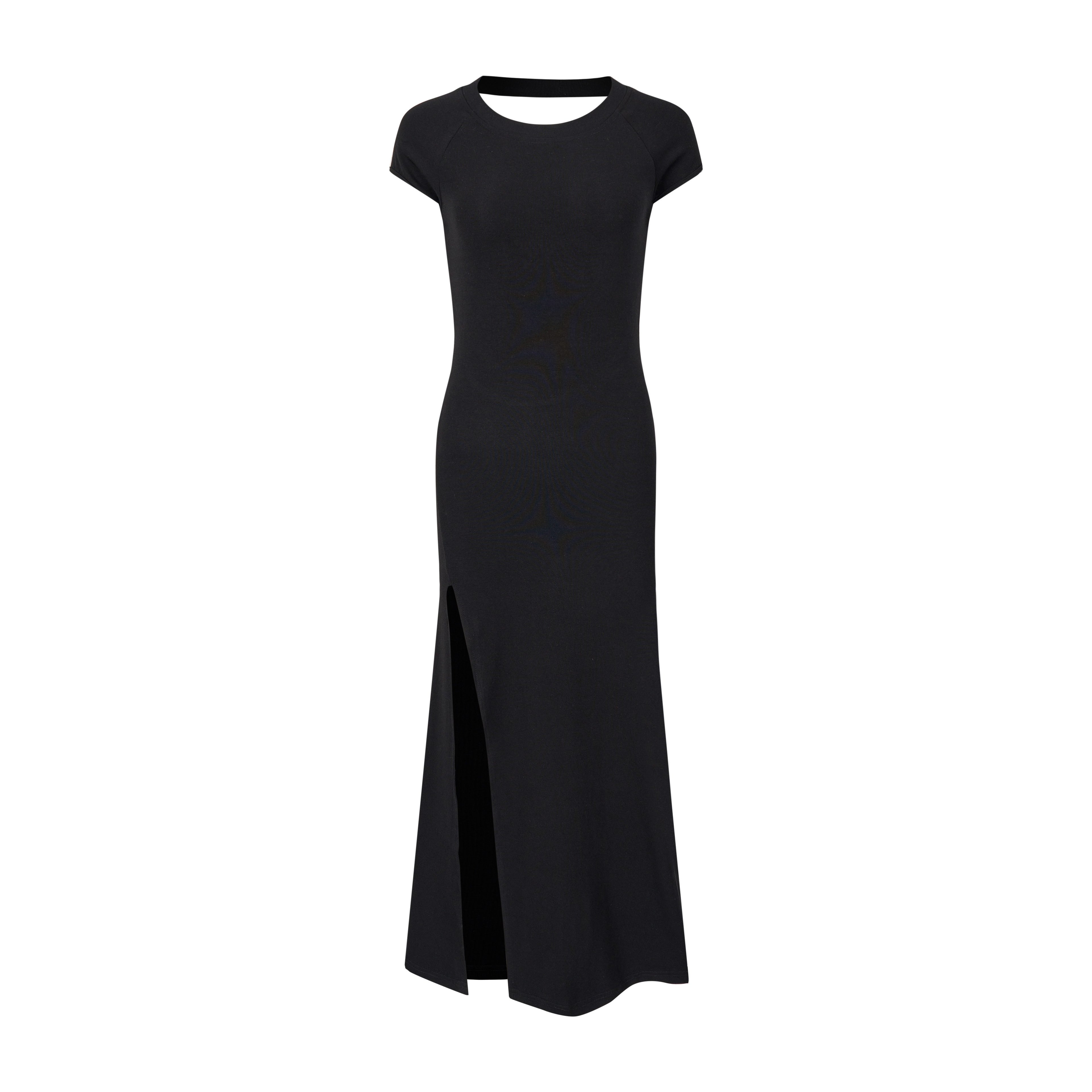 Fanptntox_Black_Back_Cutout_High_Waist_Solid_Women's_Other_Fabric_Bodycon_Maxi_Dresses_784808008063_MISSTT