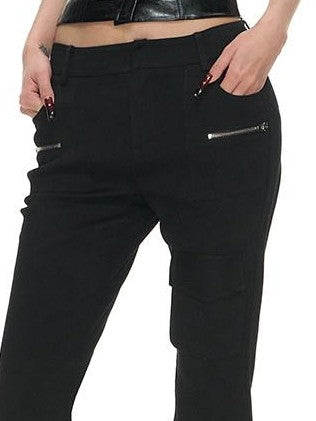 Fanptntox Black Halter Tie Leather Knit Women's High Waist Leather Matching Skirt Sets