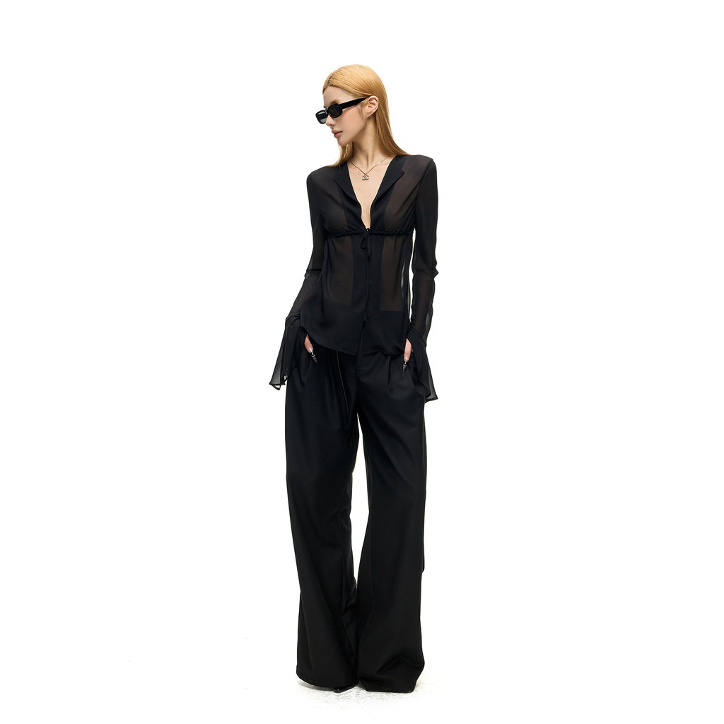 Fanptntox_Black_Pleated_Low_Waist_Women's_Woven_Polyester_Viscose_Wide-leg_Pants_1048034429825_MISSTT