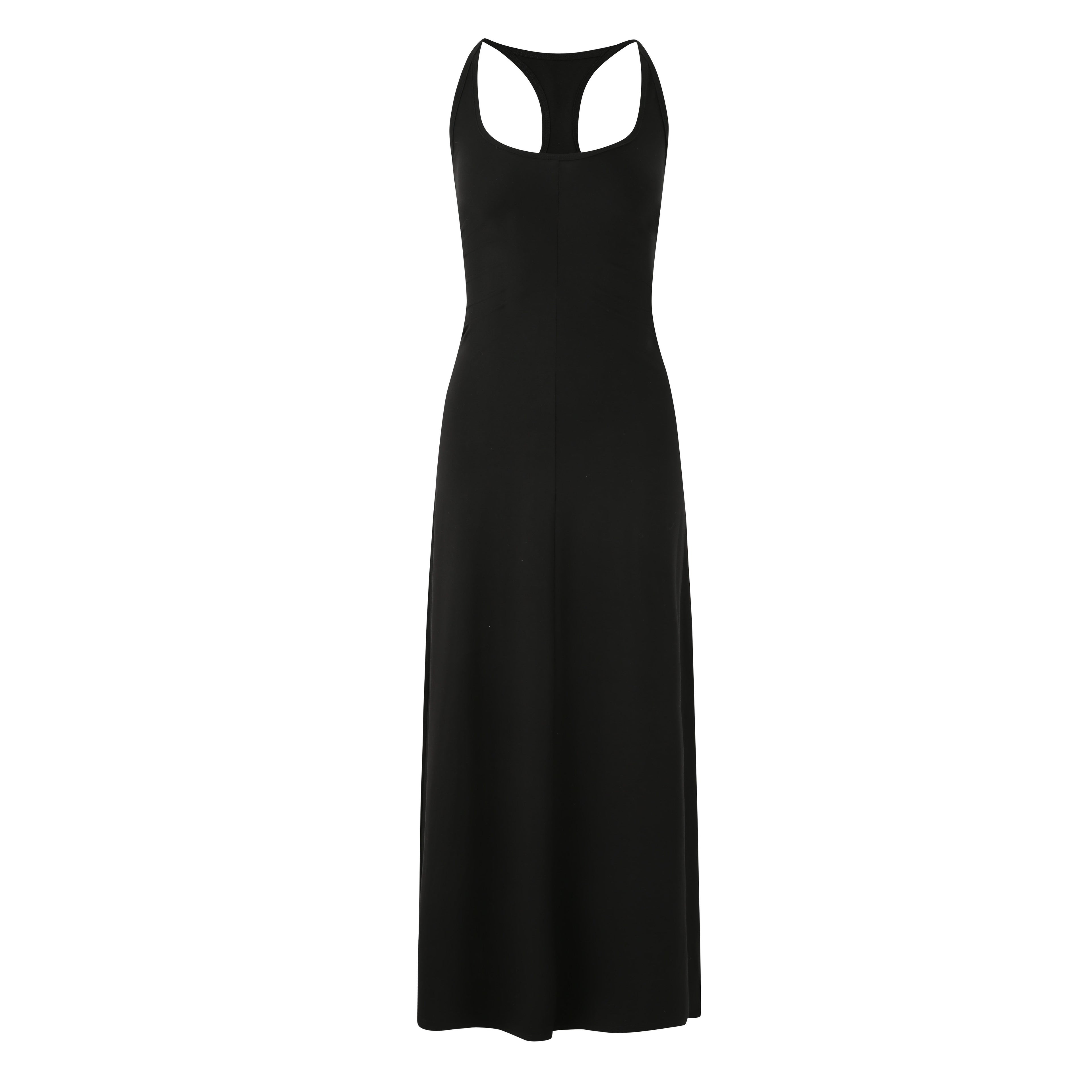 Fanptntox_Black_Slim_Sleeveless_U_Neck_Racerback_Women's_Cotton_Blend_Bodycon_Maxi_Dresses_717973177046_MISSTT