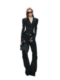 Fanptntox_Black_Stretch_Slim_Knit_Double_Breasted_Detachable_Fur_Collar_Women's_Blazers_987034527432_MISSTT