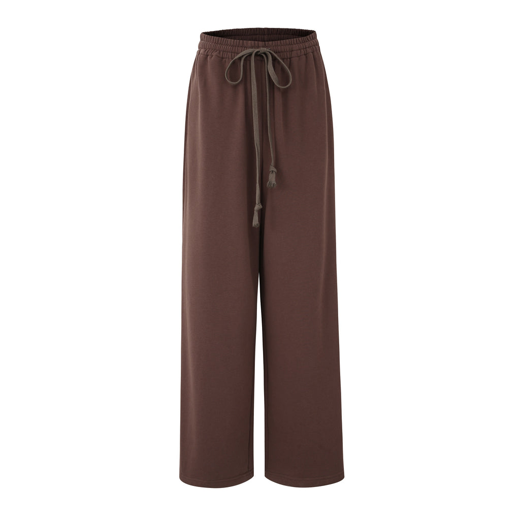 Fanptntox_Brown_Relaxed_Lounge_Wide_Leg_Low_Rise_Street_Athletic_Women's_Sweatpants_743790380946_MISSTT