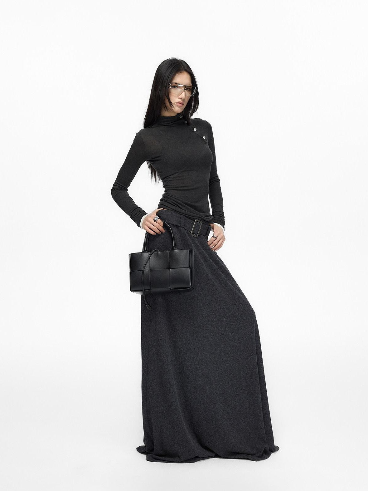 Fanptntox Colorblock Sheer Knit High Waist Women's Viscose Bodycon Mini Dresses