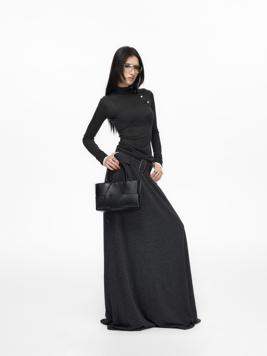 Fanptntox Colorblock Sheer Knit High Waist Women's Viscose Bodycon Mini Dresses