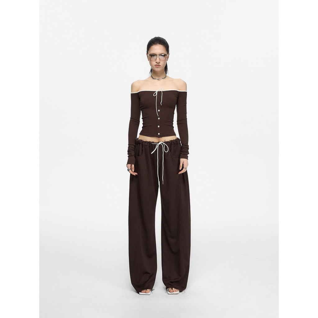 Fanptntox_Contrast_Drawcord_One_Shoulder_Knit_Women's_Viscose_Long_Sleeve_T-shirts_950339862881_MISSTT