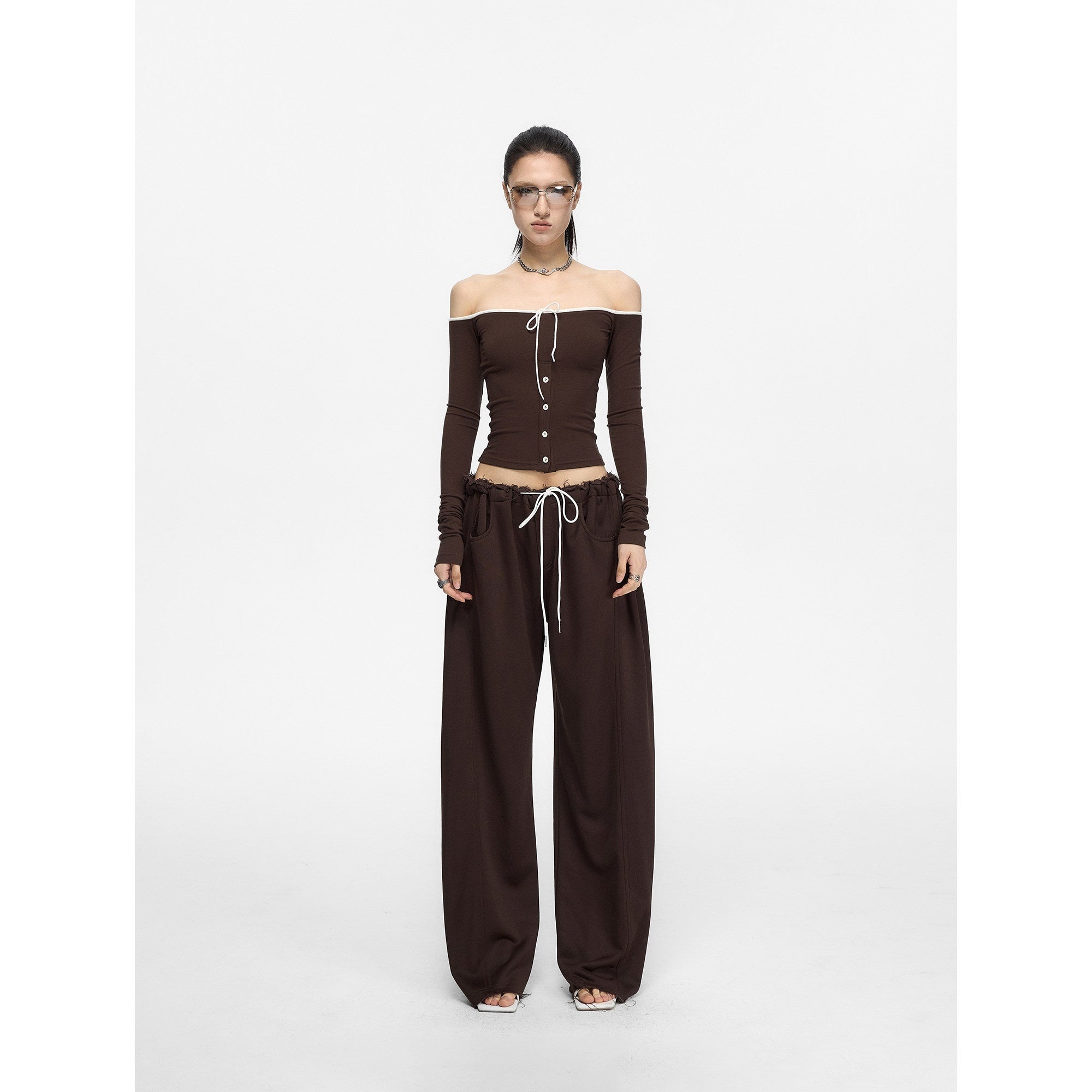 Fanptntox_Contrast_Drawcord_One_Shoulder_Knit_Women's_Viscose_Long_Sleeve_T-shirts_950339862881_MISSTT
