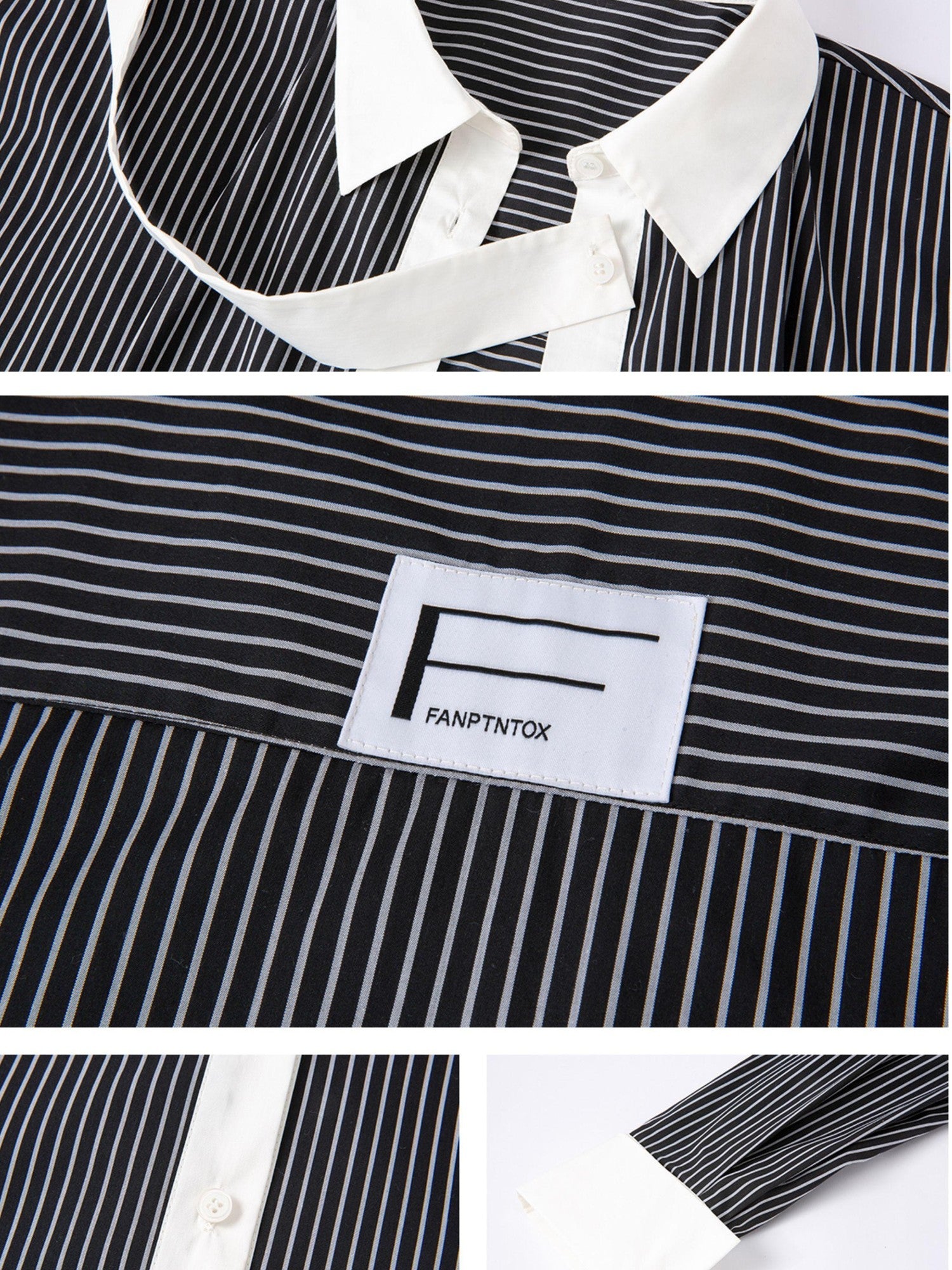 Fanptntox Contrast Stripe Long Sleeve Women's Slim Shorts Casual Top & Shorts Sets