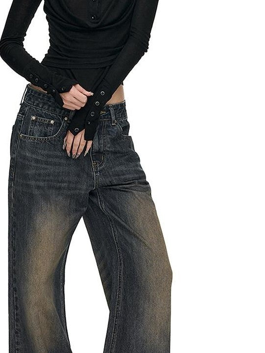 Fanptntox Cropped Layered Sheer Knit High Neck Women's Tencel Wool Long Sleeve T-shirts