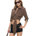 Fanptntox_Cropped_Waist_Cinching_Collared_Women's_Cotton_Nylon_Blend_Tie-front_Shirts_1022851475553_MISSTT