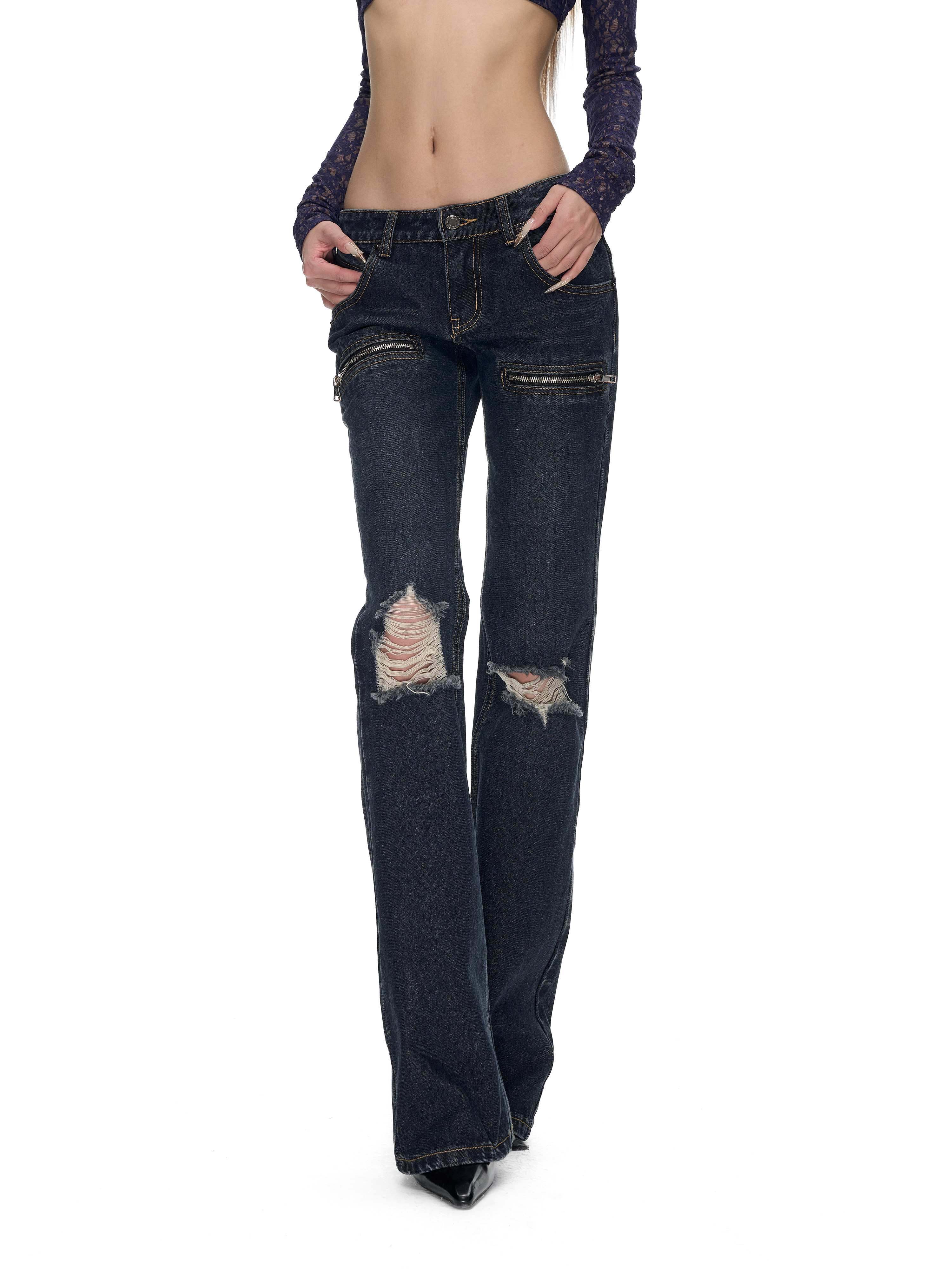 Fanptntox_Deep_Blue_Washed_Distressed_Low_Rise_Slim_Women's_Cotton_Straight-leg_Jeans_1007928906359_MISSTT