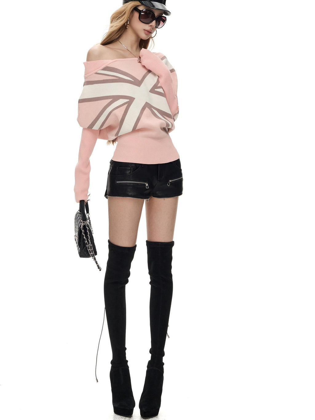 Fanptntox Detachable Faux Leather Low Waist Slim Fit Women's Pu Hot Pants