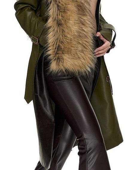 Fanptntox Gradient Yellow Plush Faux Fox Thick Warm Women's Scarves & Shawls