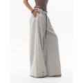 Fanptntox_Gray_Beige_Striped_Wood_Button_Ruffle_Waist_Women's_Cotton_Wide-leg_Pants_922333478127_MISSTT