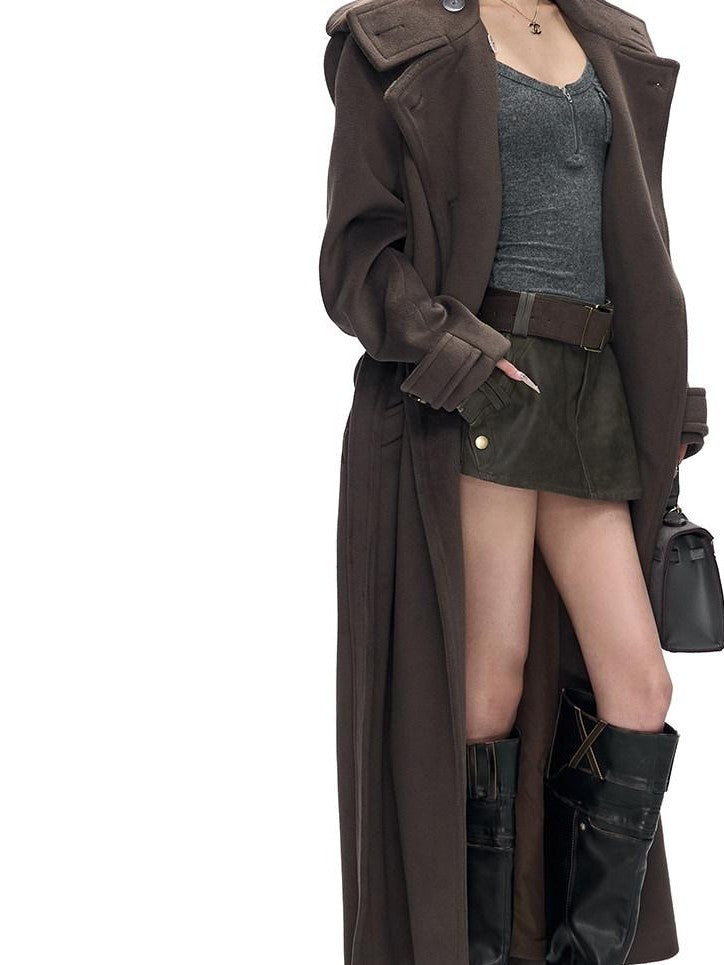 Fanptntox Gray V-neck Knit Slim Waist Women's Polyester Long Sleeve T-shirts