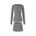 Fanptntox_Heather_Gray_Sexy_Playful_Slimming_Women's_Knit_Casual_Top_&_Shorts_Sets_730214406730_MISSTT