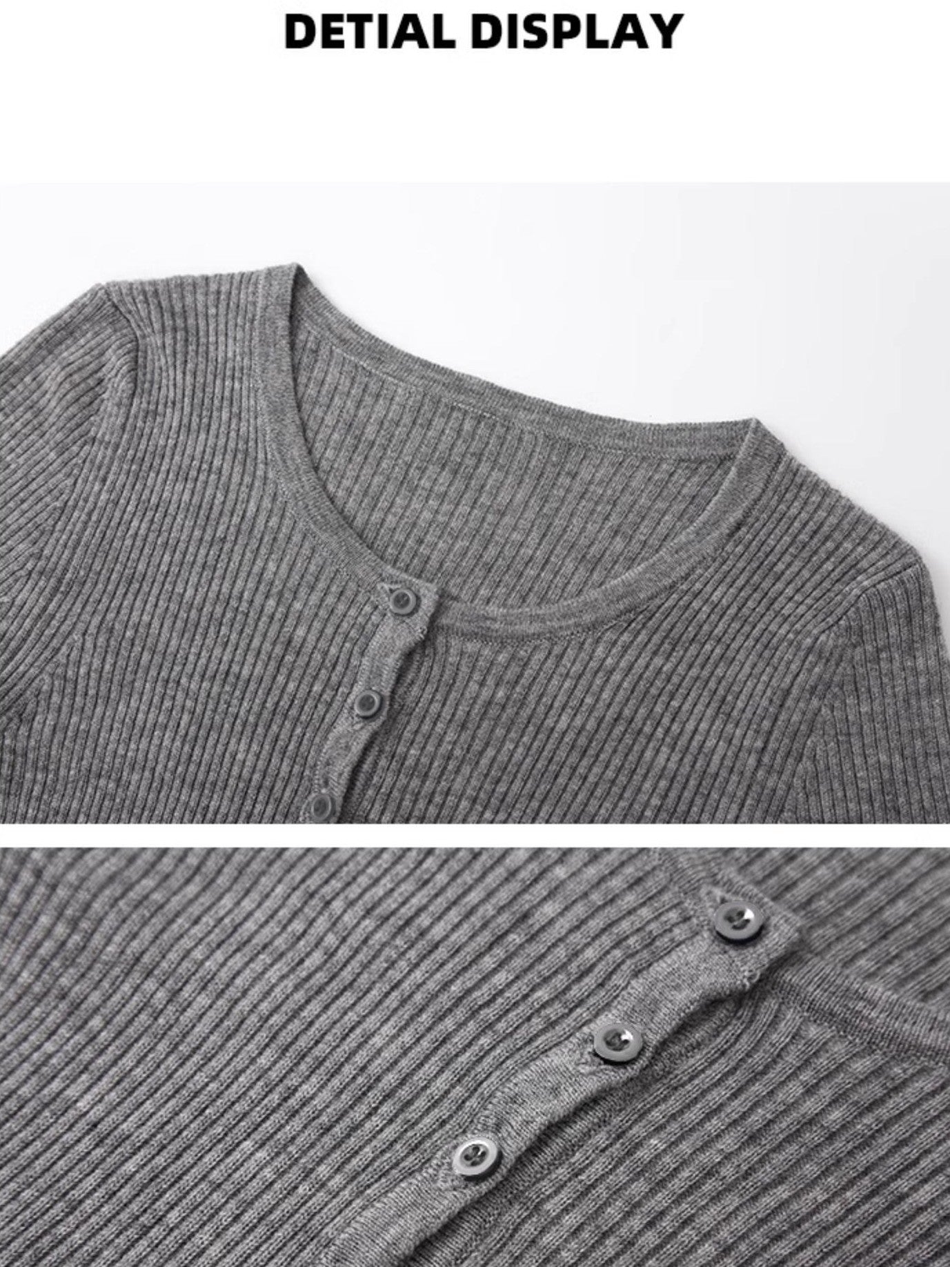 Fanptntox Heather Gray Sexy Playful Slimming Women's Knit Casual Top & Shorts Sets