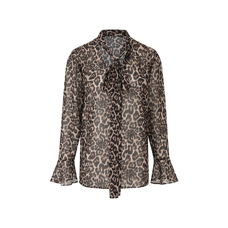 Fanptntox_Leopard_Print_V-neck_Buttoned_Long_Sleeve_Women's_Other_Fabric_Tie-front_Shirts_746293588512_MISSTT