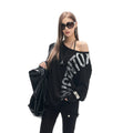 Fanptntox_Letter_Print_Asymmetric_Off_Shoulder_Loose_Women's_Cotton_Long_Sleeve_T-shirts_977171869267_MISSTT